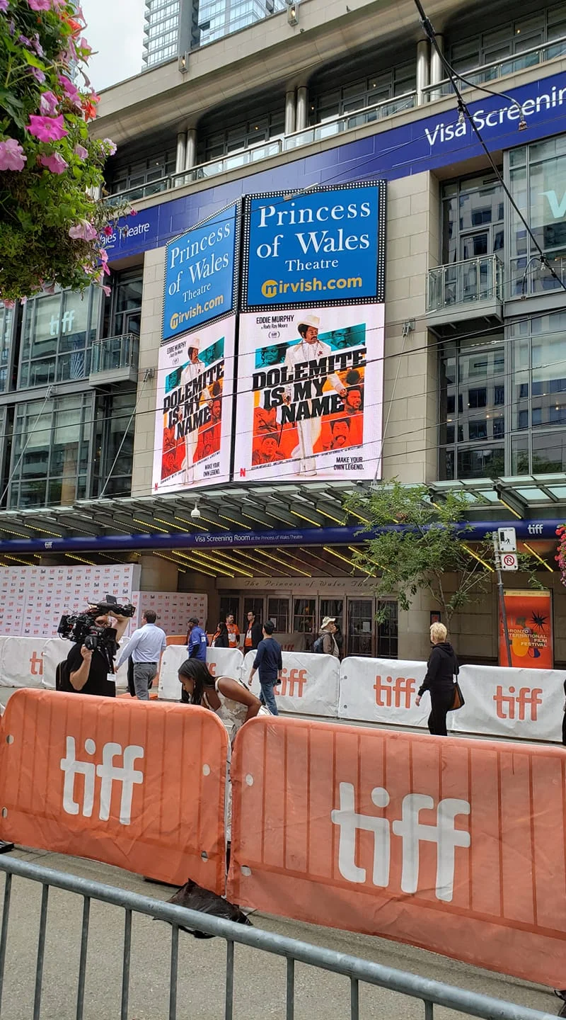 Outside the Prince of Wales Theatre - Photo by Steve Housden