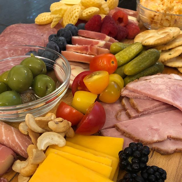 Just a few good bites of finger foods.
