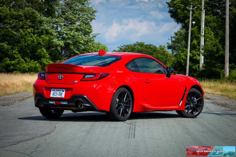 Red Gt86 Rear Toyota Gr 86 Red
