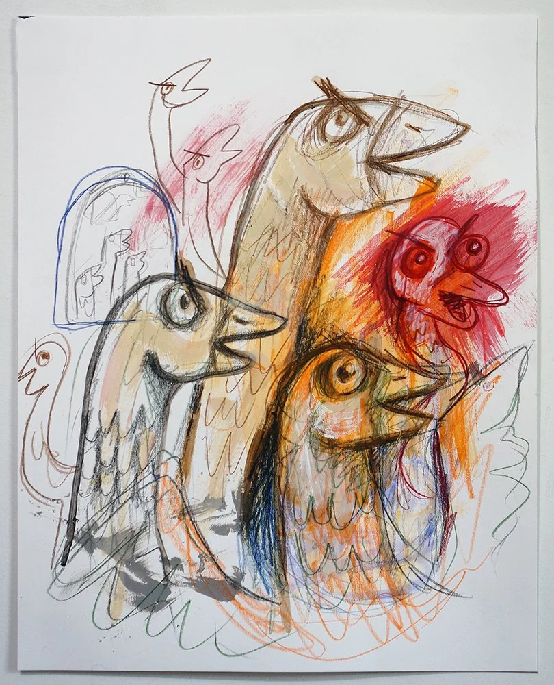 Angry Geese Drawing 1