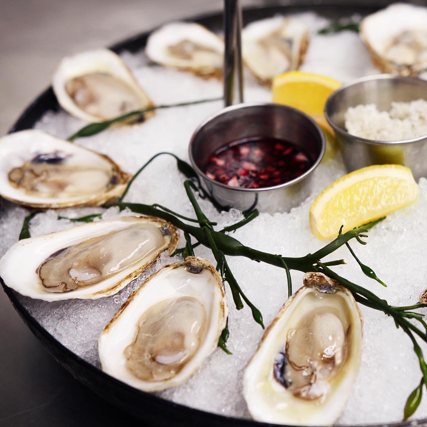 Image of platter of oysters