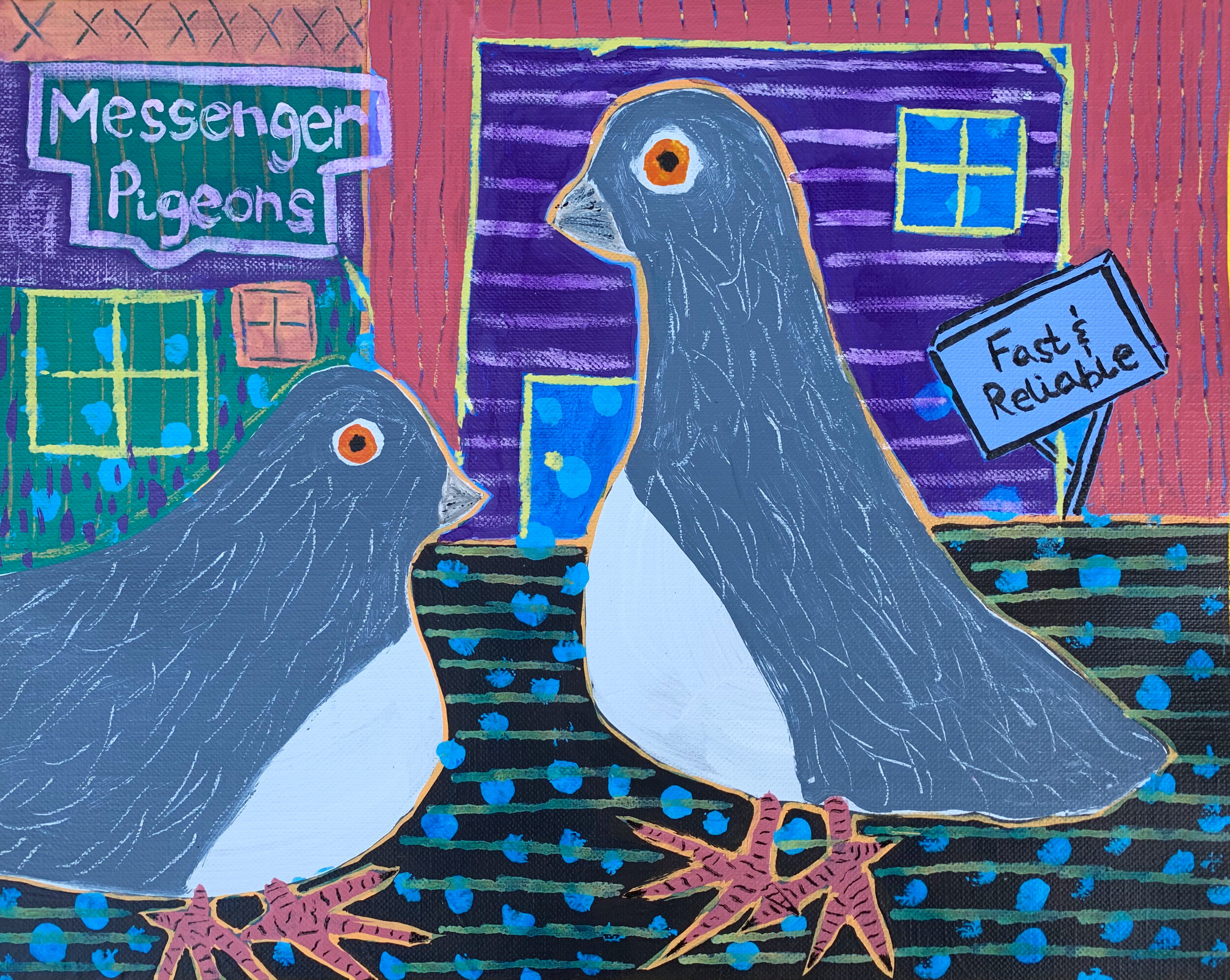 Messenger Pigeons, Fast & Reliable
