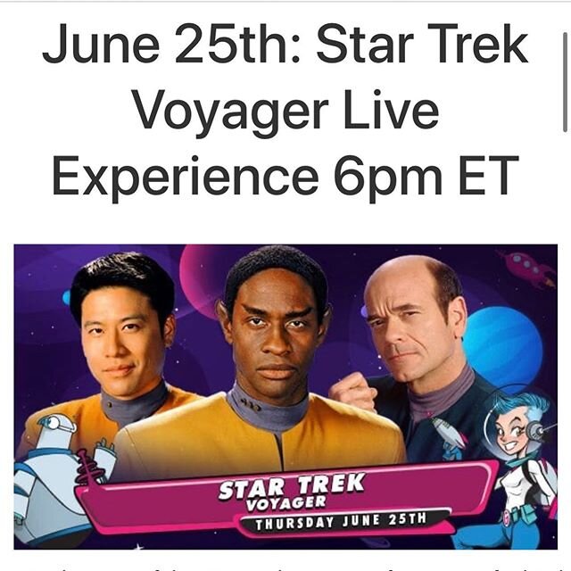 #virtual #startrek #thedoctor #convention event, tomorrow THURSDAY. See me seeing you see me eat leftover banana upside down cake in real time!!!!! Join us if you can!!!!