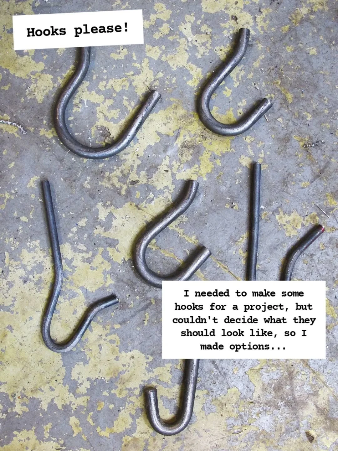 Hooks are fun to make! #metalfabrication  #blacksmith #design