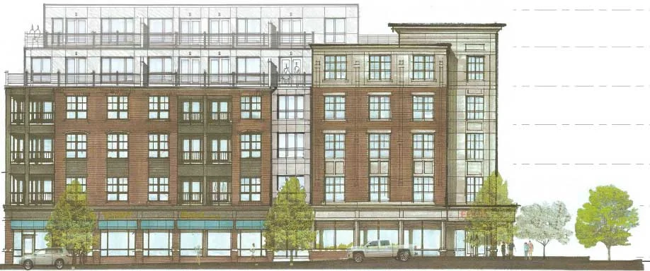 The Rantoul St. side of the current plan (8/28 revision).