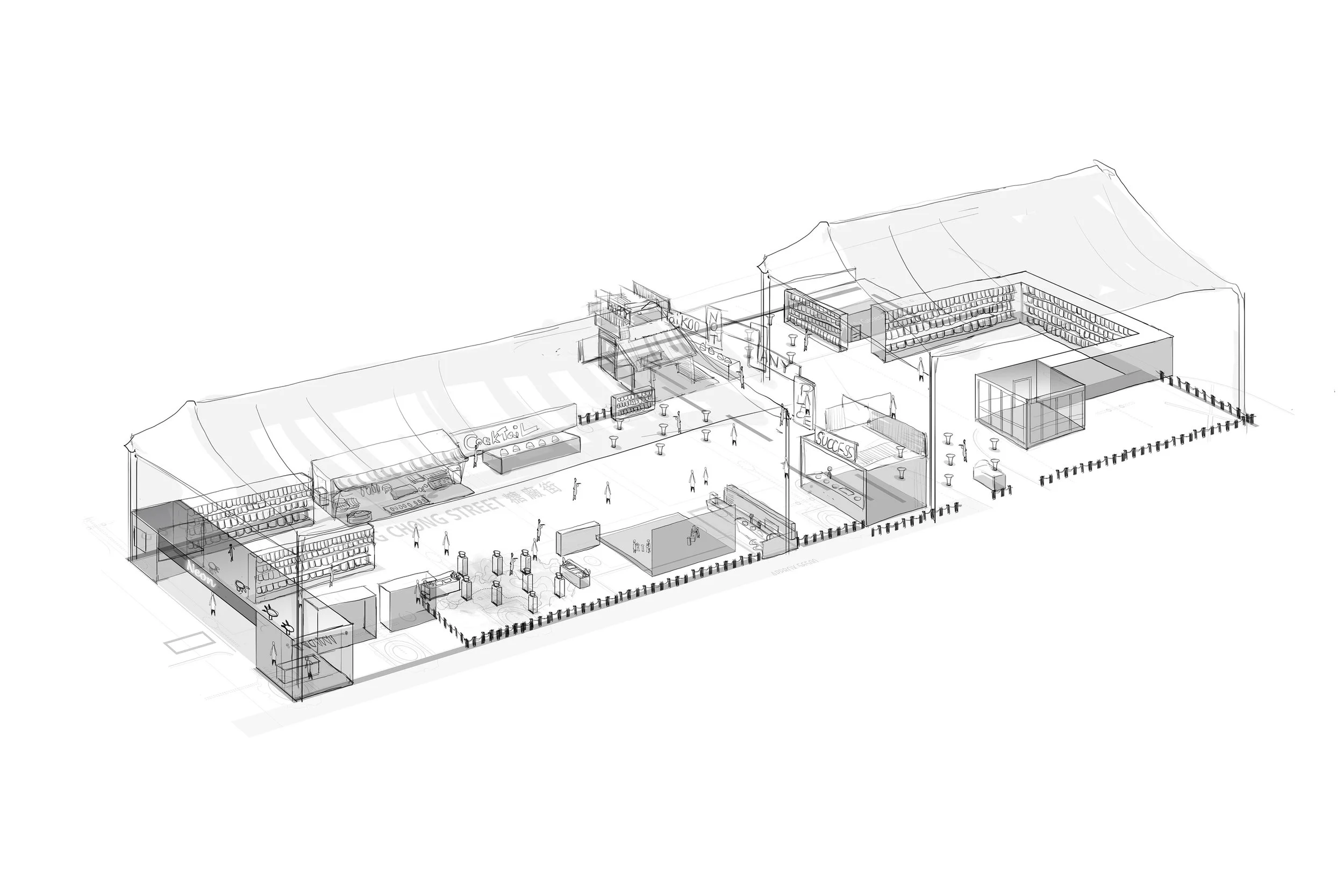 TaiKoo Place Not Any Place - floor plan sketch