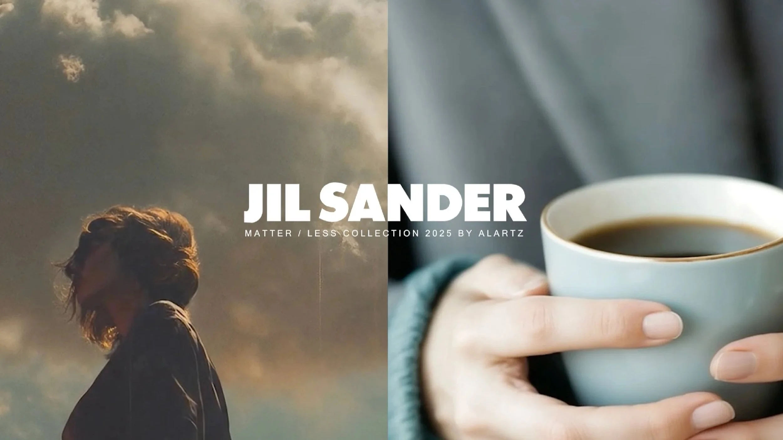 Jil Sander MATTER / LESS collection AI-Generated Fashion flim