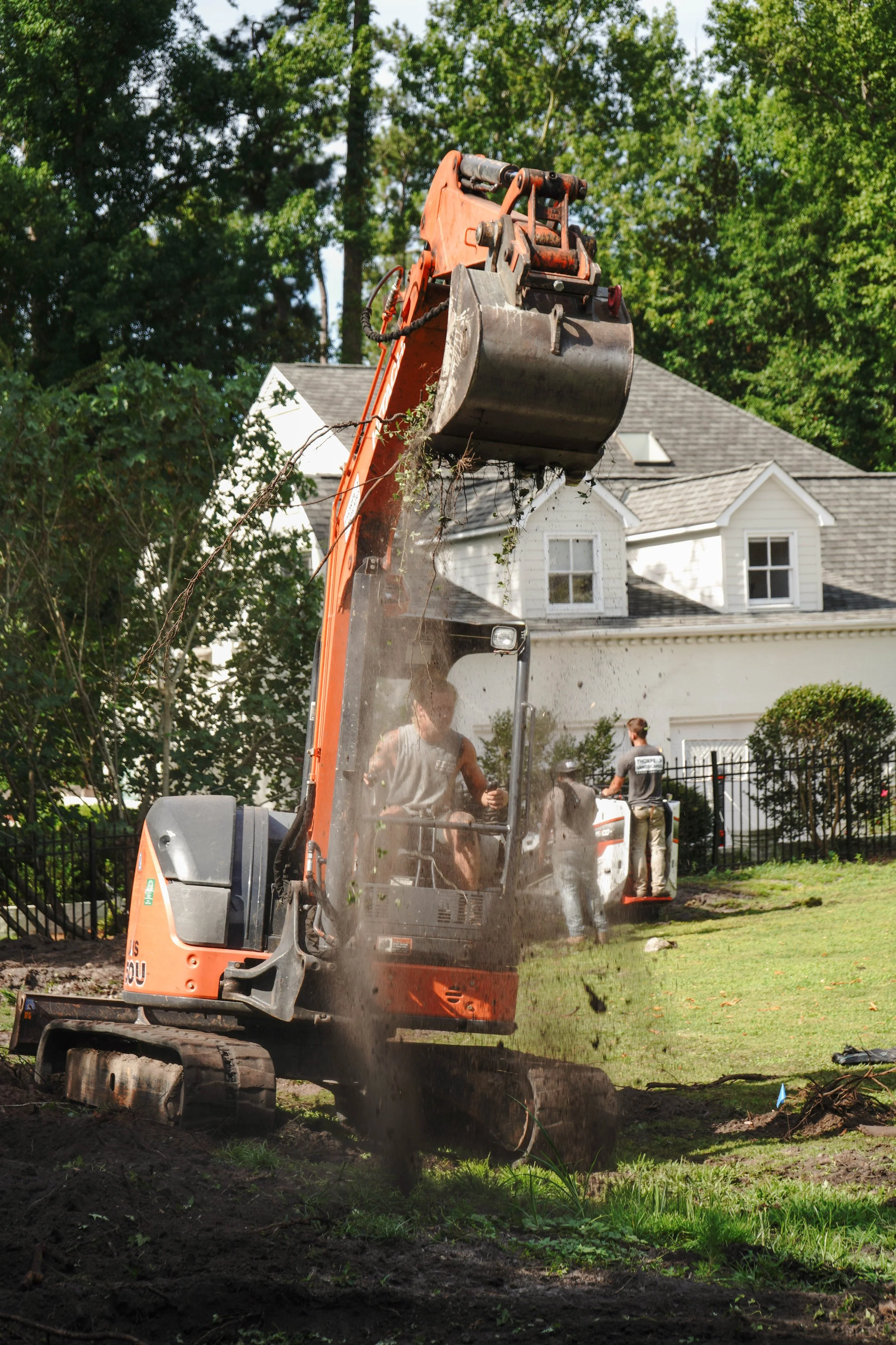 Excavation and Site Work — Thorpe Landscapes Landscaping in North