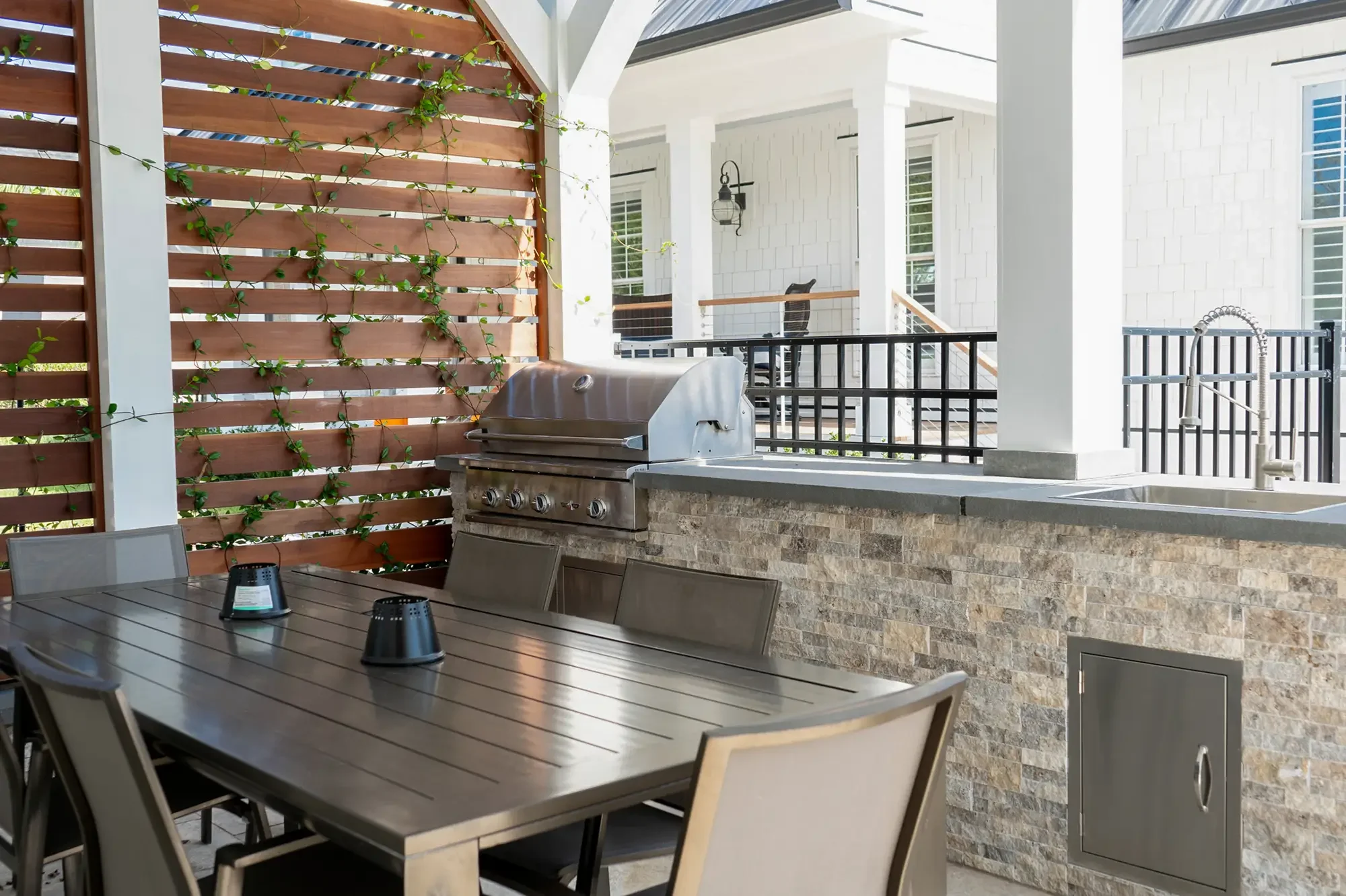 wrightsville beach outdoor grill kitchen sink