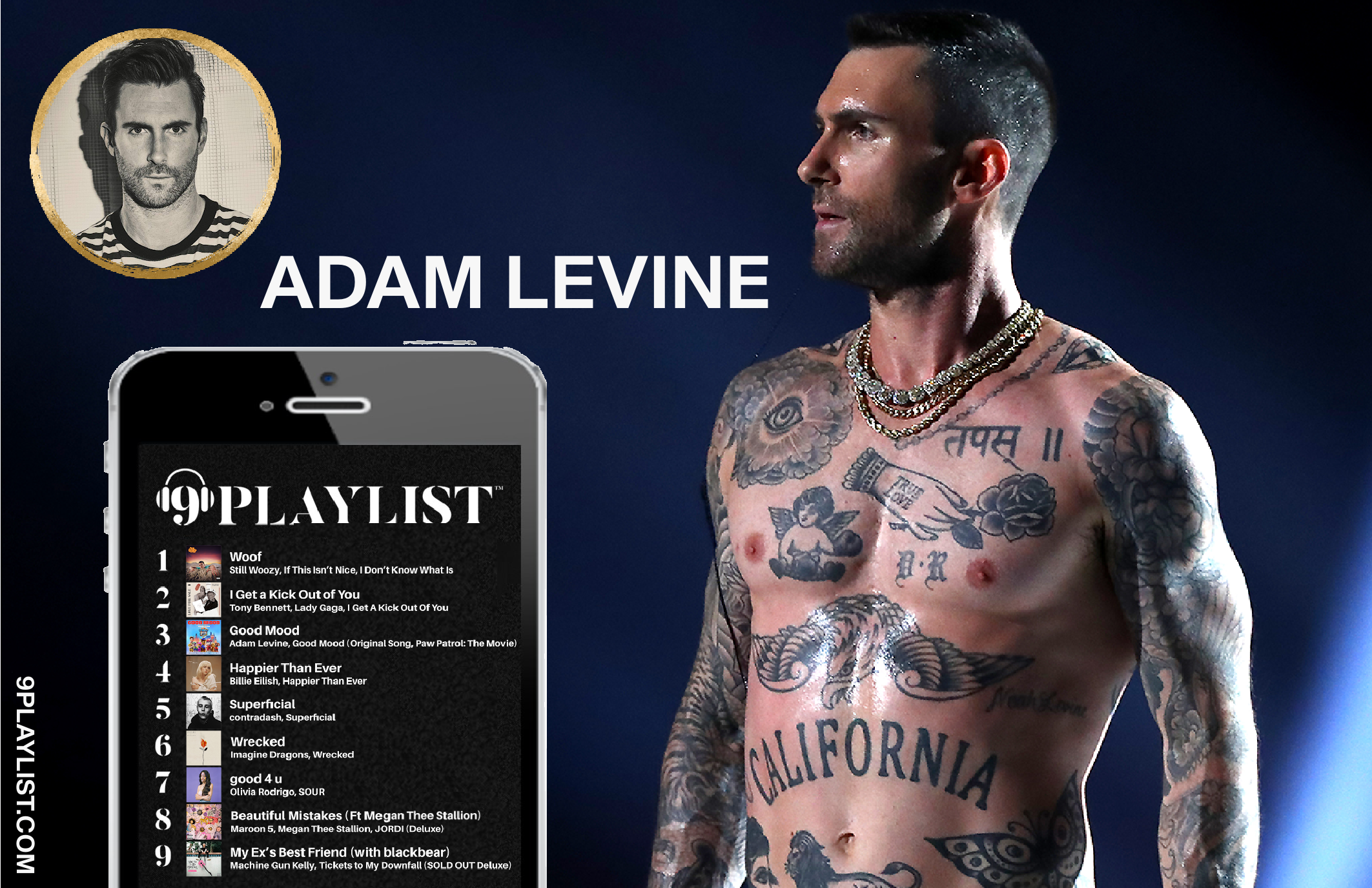 9PLAYLIST™ | ADAM LEVINE
