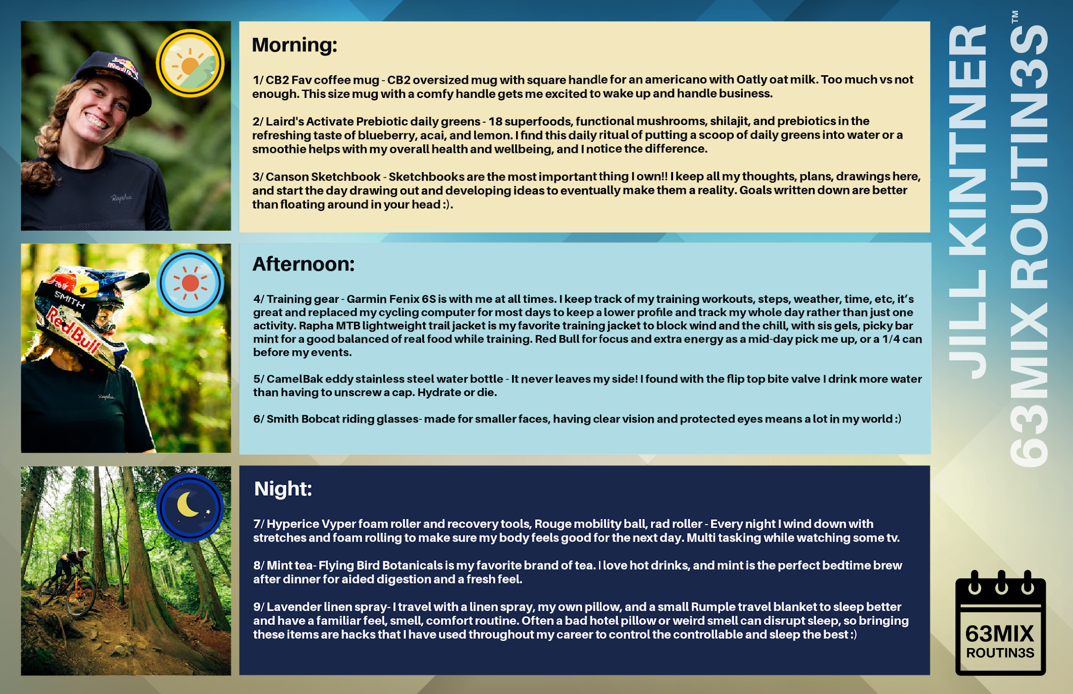 63MIX ROUTIN3S™ | JILL KINTNER