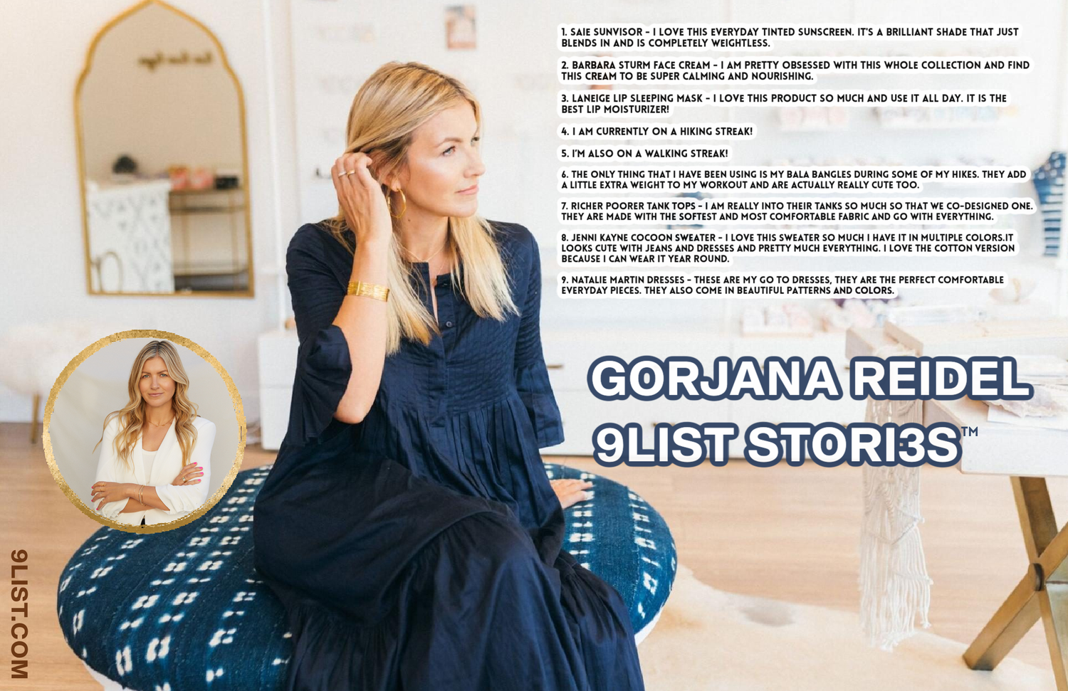 9LIST STORI3S™ | GORJANA REIDEL