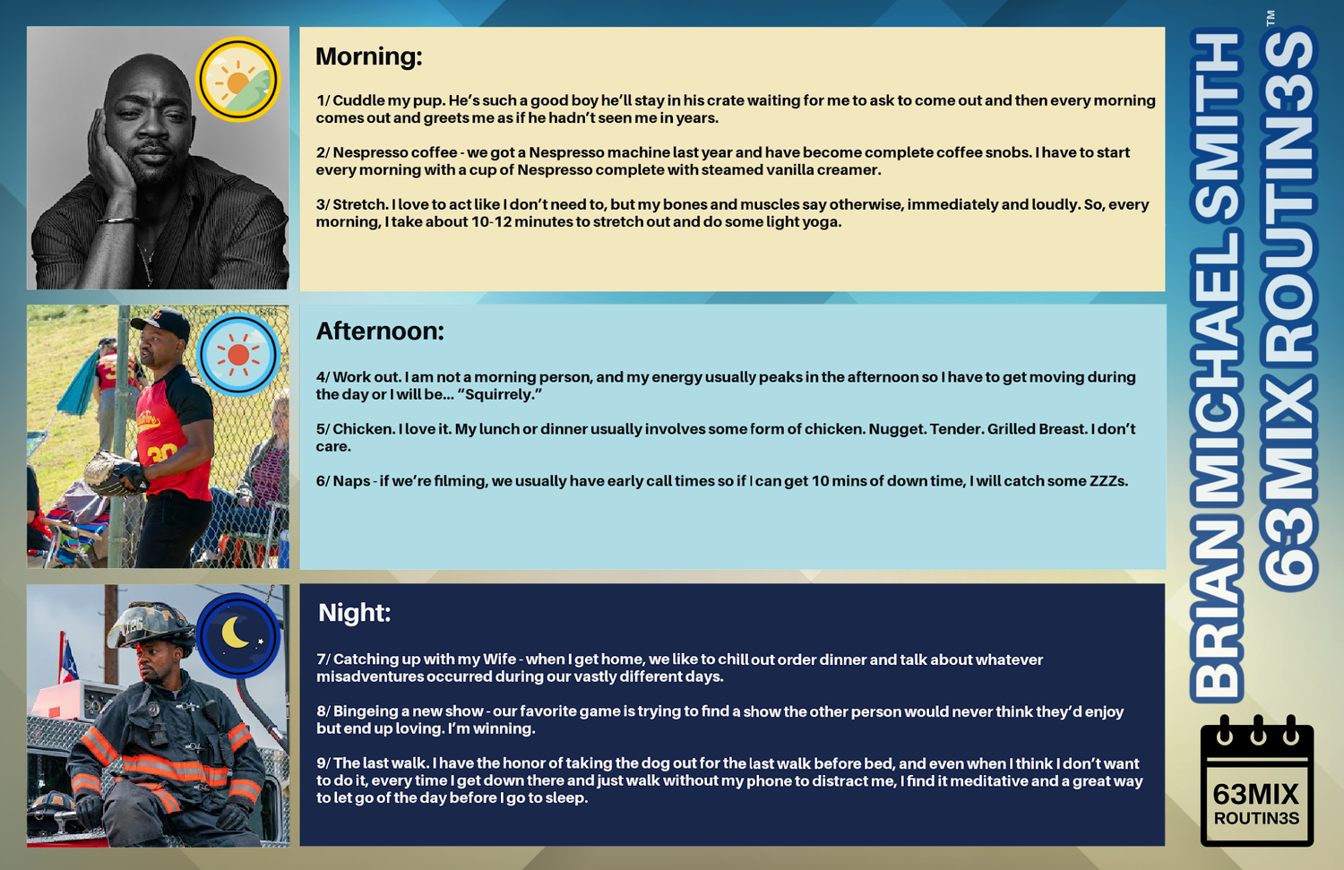 63MIX ROUTIN3S™ | BRIAN MICHAEL SMITH 