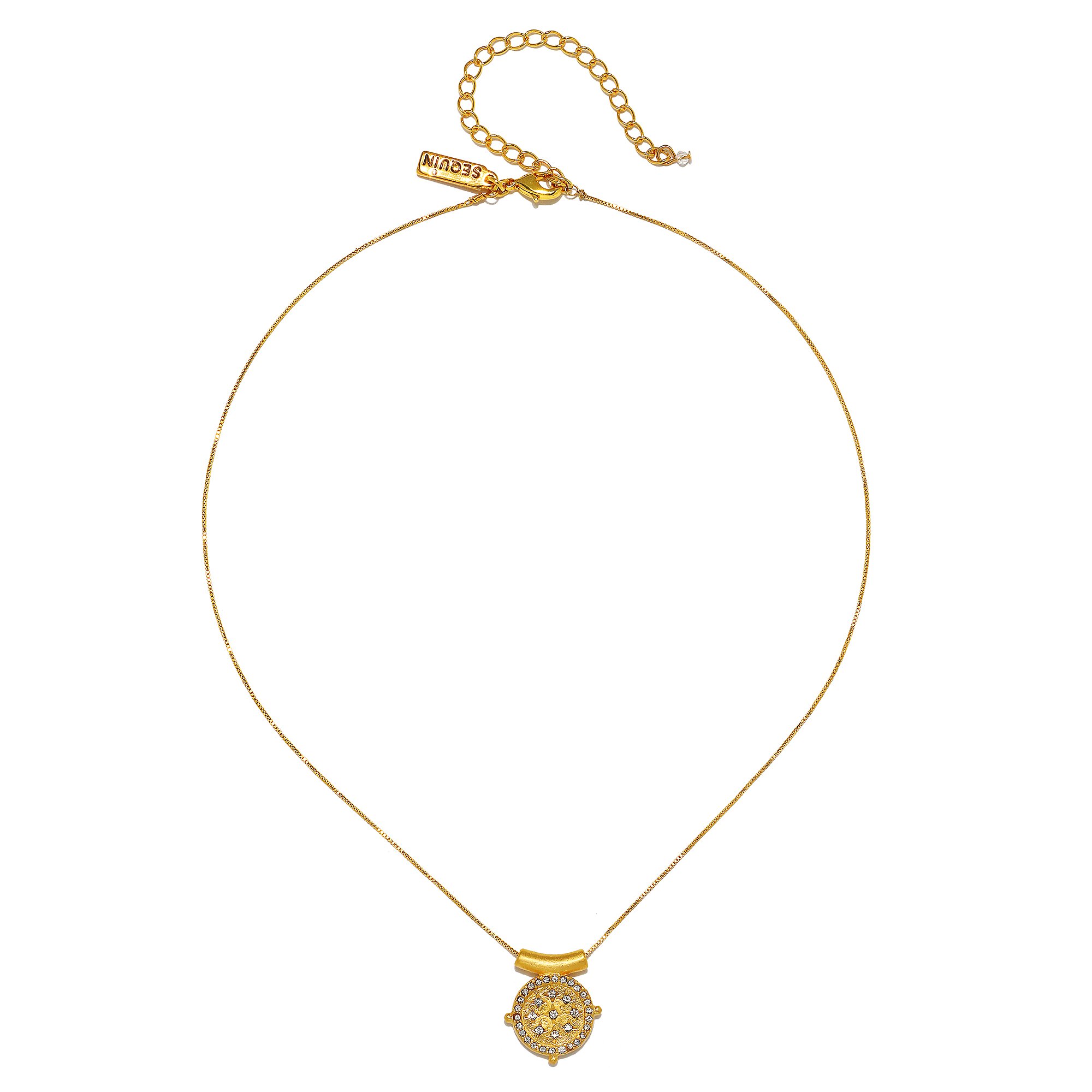 SEQUIN Celeste Star Necklace; $138