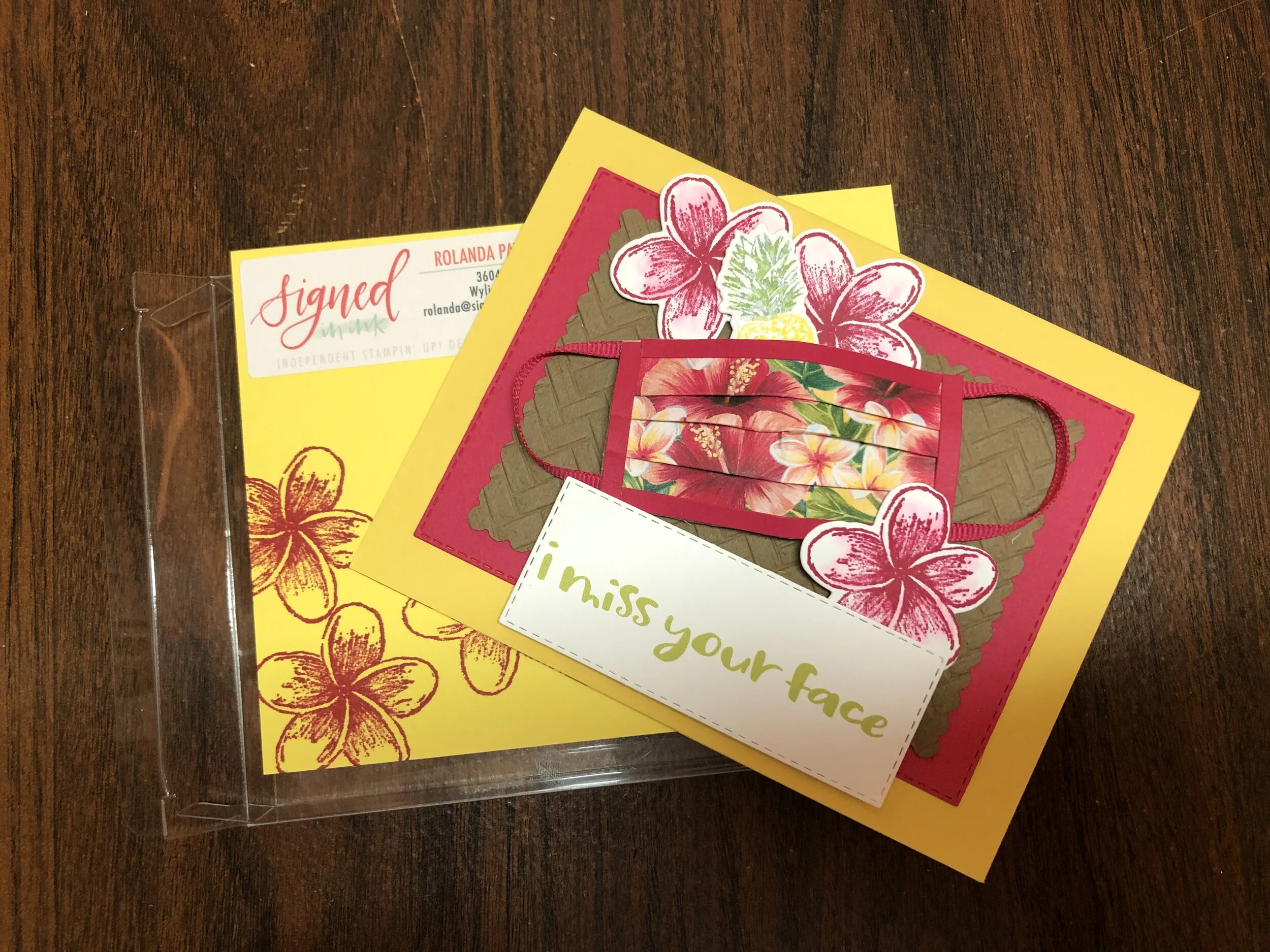 I Miss Your Face Card Tutorial