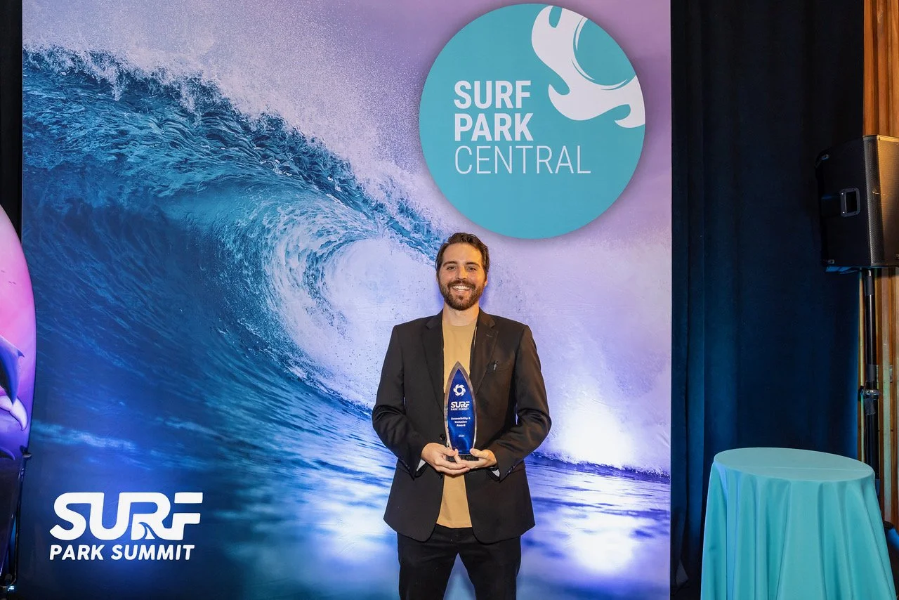 "Surf Therapy" Wins "Democratization and Accessibility" Award at the Surf Park Summit!