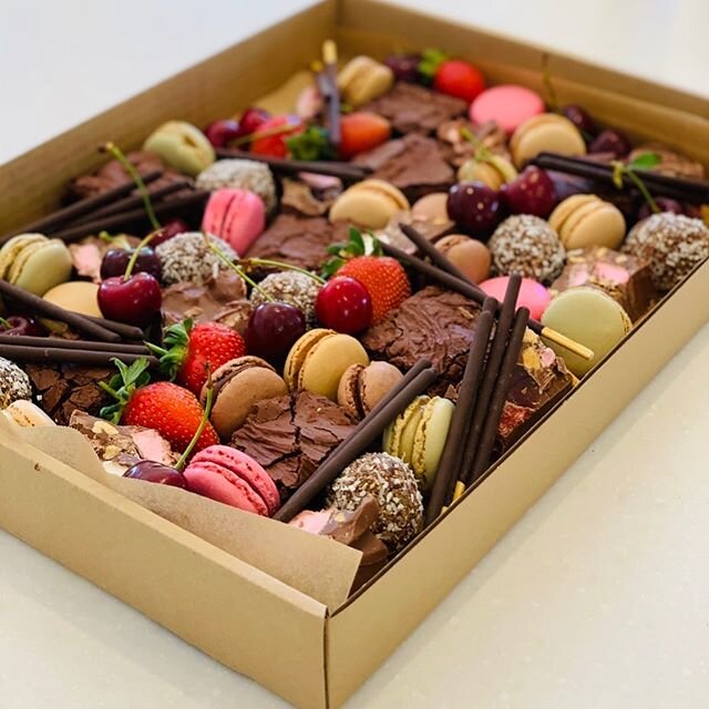 Why not treat yourselves or send to someone special. These custom dessert grazing boxes are popular choice this Easter and yes there will be Easter Eggs and easy no contact delivery to your door. Order through our website www.theartofgrazing.com.au🐣