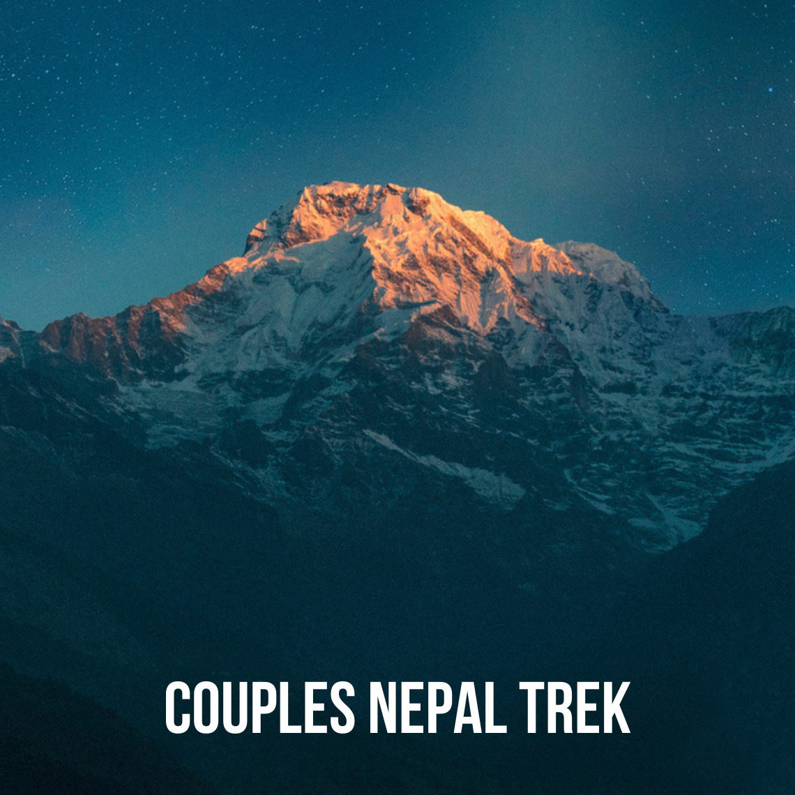 Couples Nepal Trek: November 12-21, 2026. Trip Leaders: Wendy and Thor