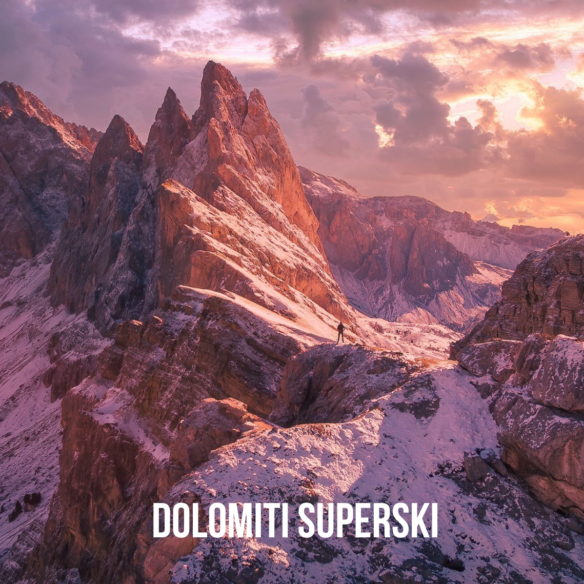 Dolomiti Superski, January 24-29, 2027. Trip Leader: Wendy
