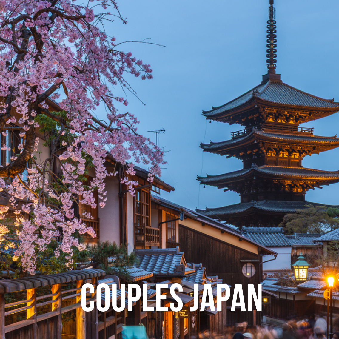 Couples Japan: March 31-April 8, 2027. Trip Leaders: Thor and Wendy