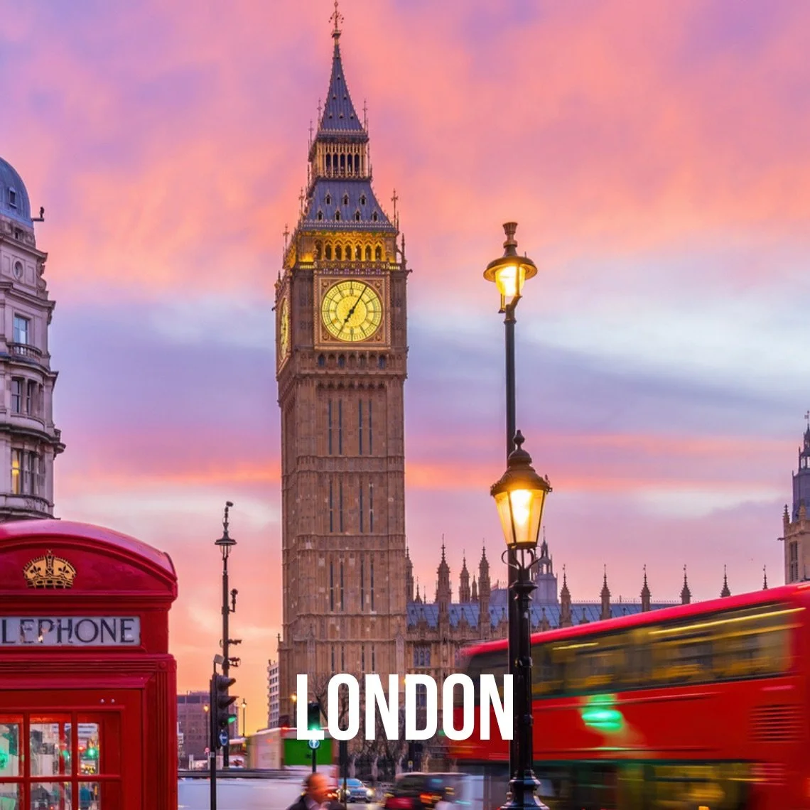 London, May 6-12, 2027. Leader: Amelia