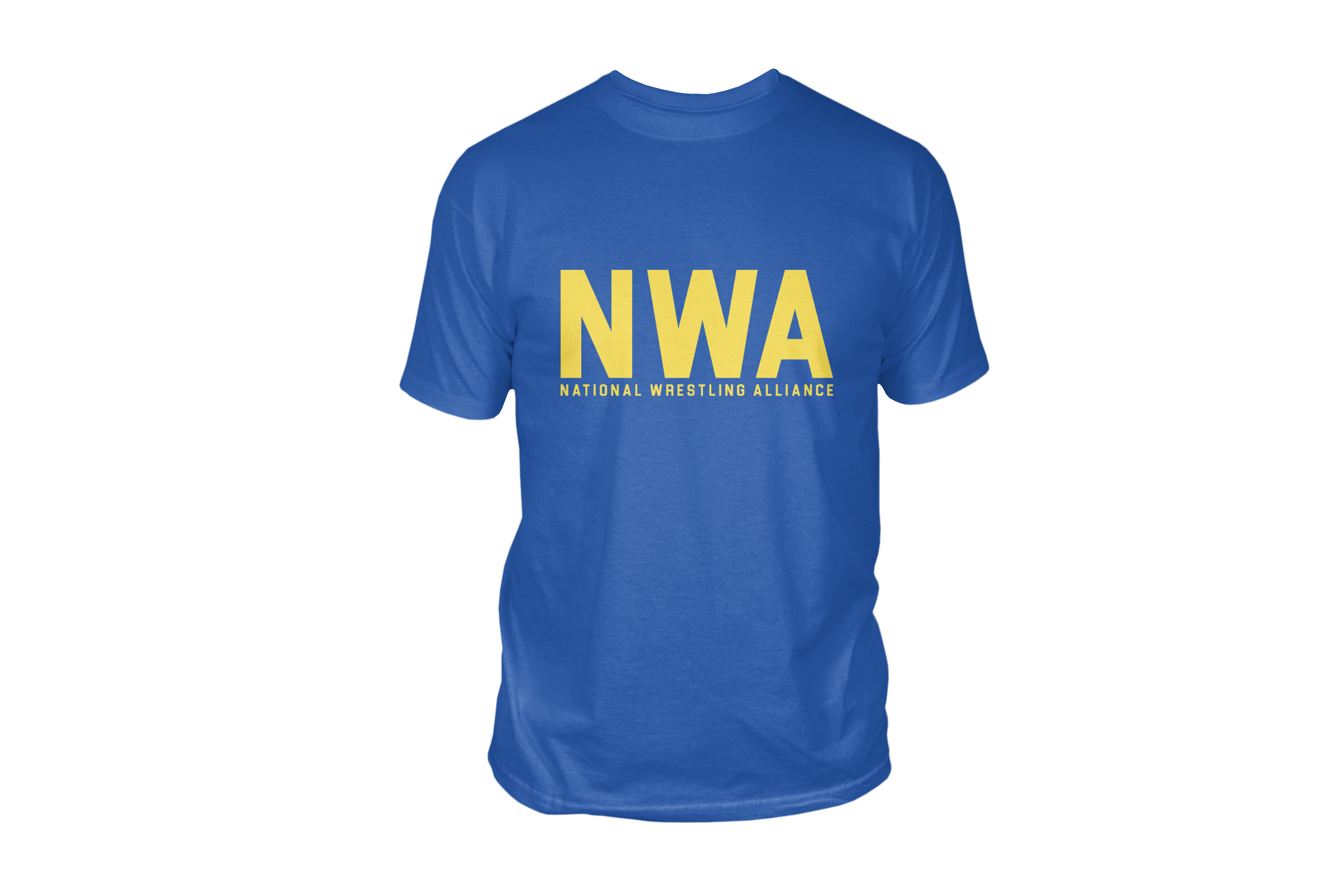 Official National Wrestling Alliance Royal Blue T Shirt Nwa