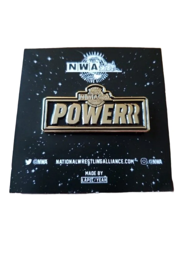 Official National Wrestling Alliance Powerrr Enamel Pin