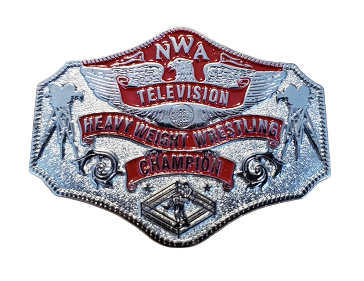 Official National Wrestling Alliance TV Title Enamel Pin
