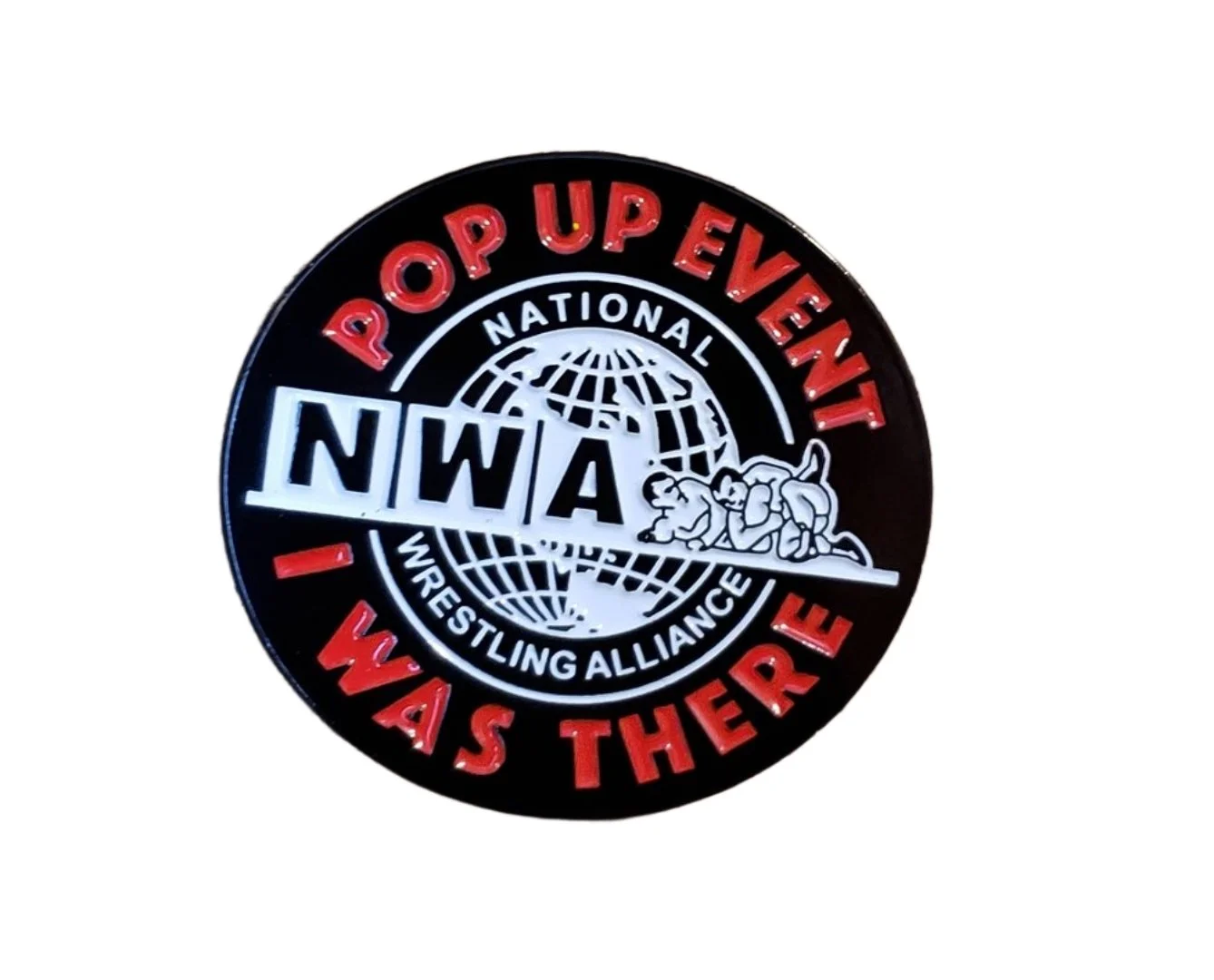 Official National Wrestling Alliance Pop Up Event Enamel Pin