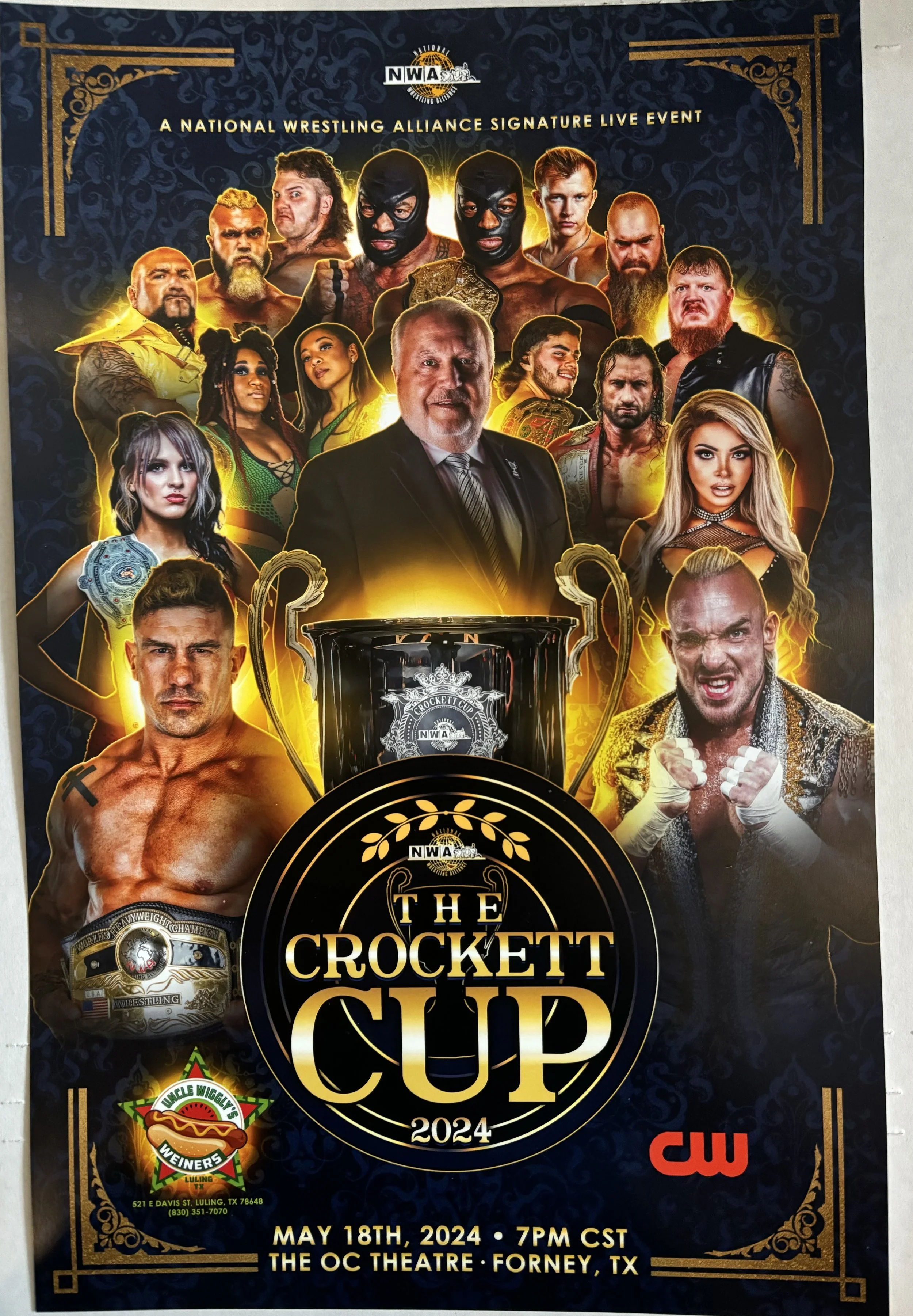 Crockett Cup 2024 11X17 Poster (Unsigned)