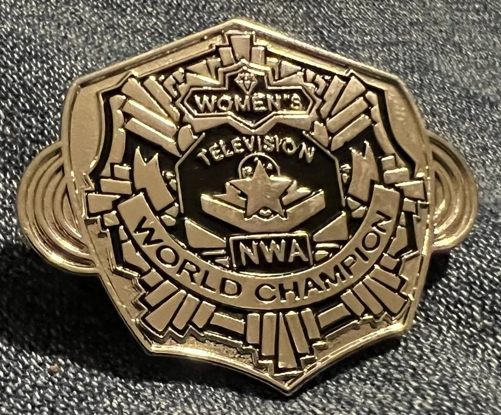 Official National Wrestling Alliance World Women's Television Title Pin