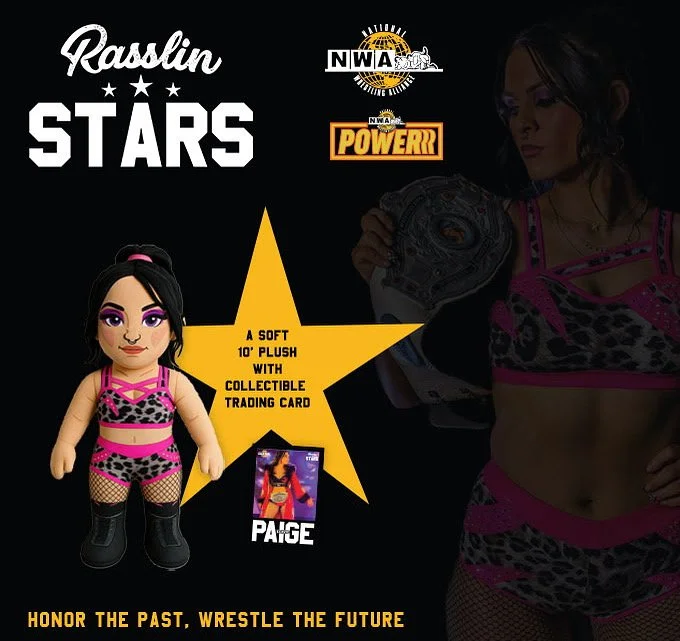 Kenzie Paige Rasslin Stars Plush Toy (PRESALE)