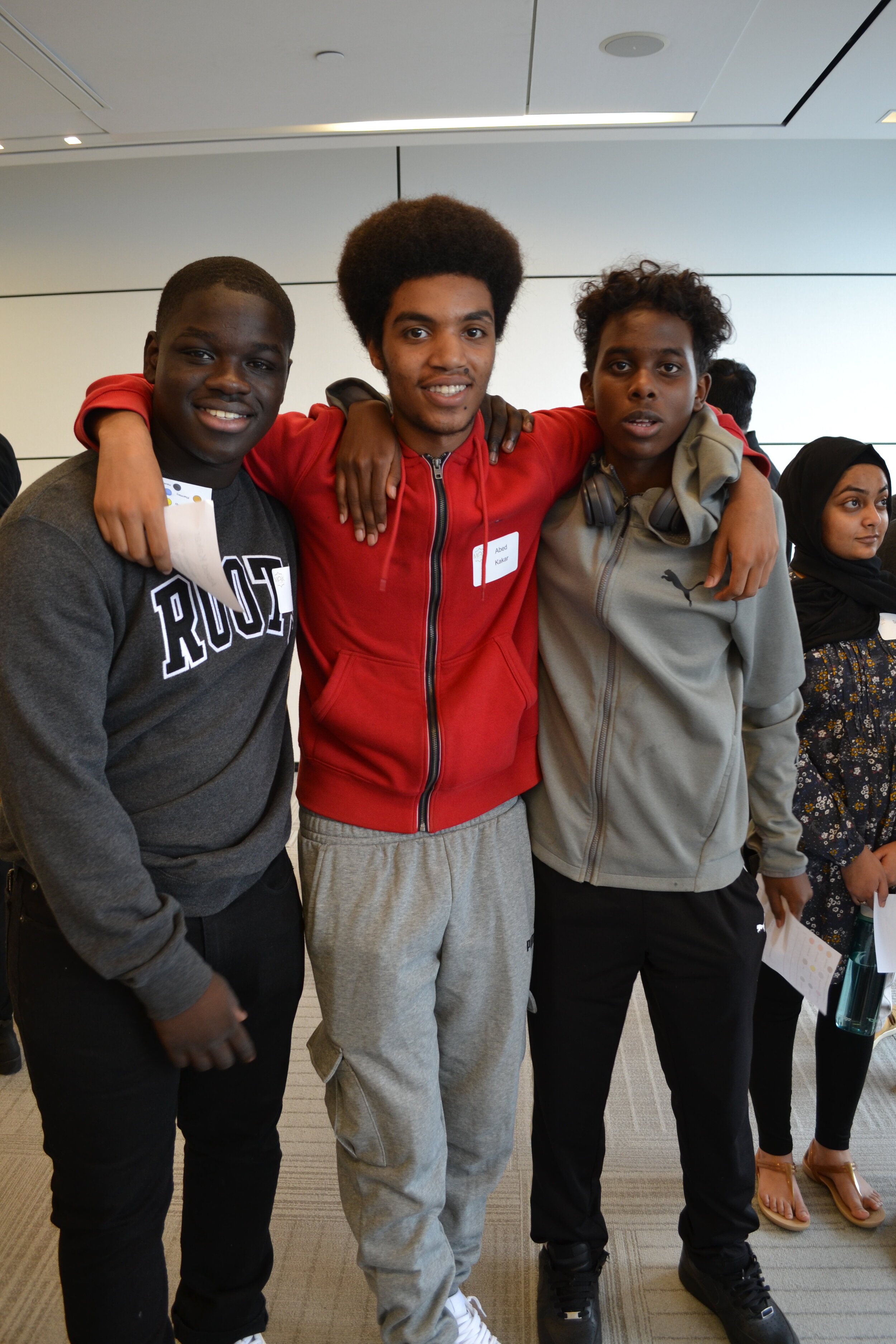  Buba and his peers at the MAX event for youth in Sep 2019 