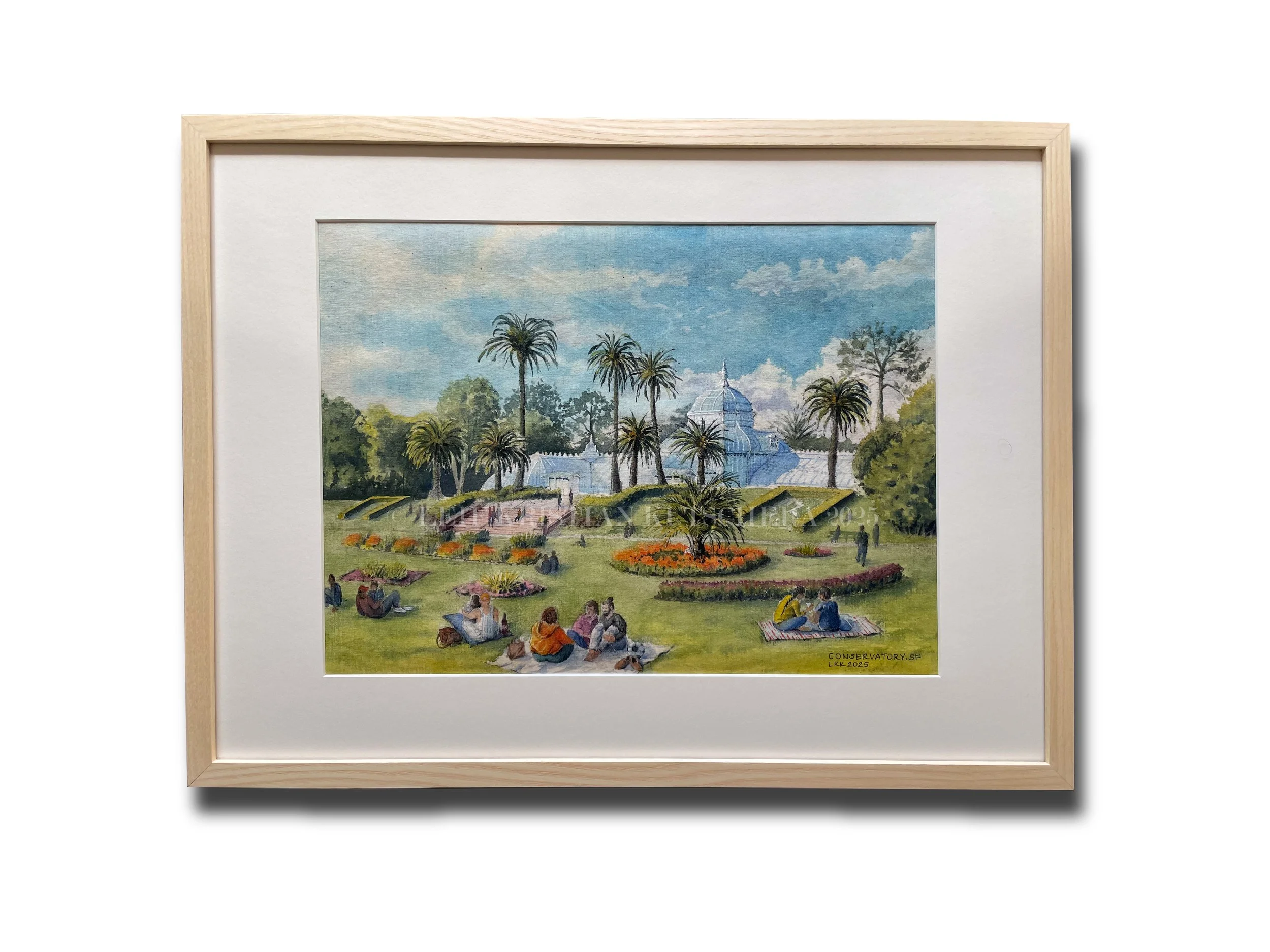 Leif Kristian Kutschera_SF Conservatory of Flowers 2025_Original Watercolor-01.jpg