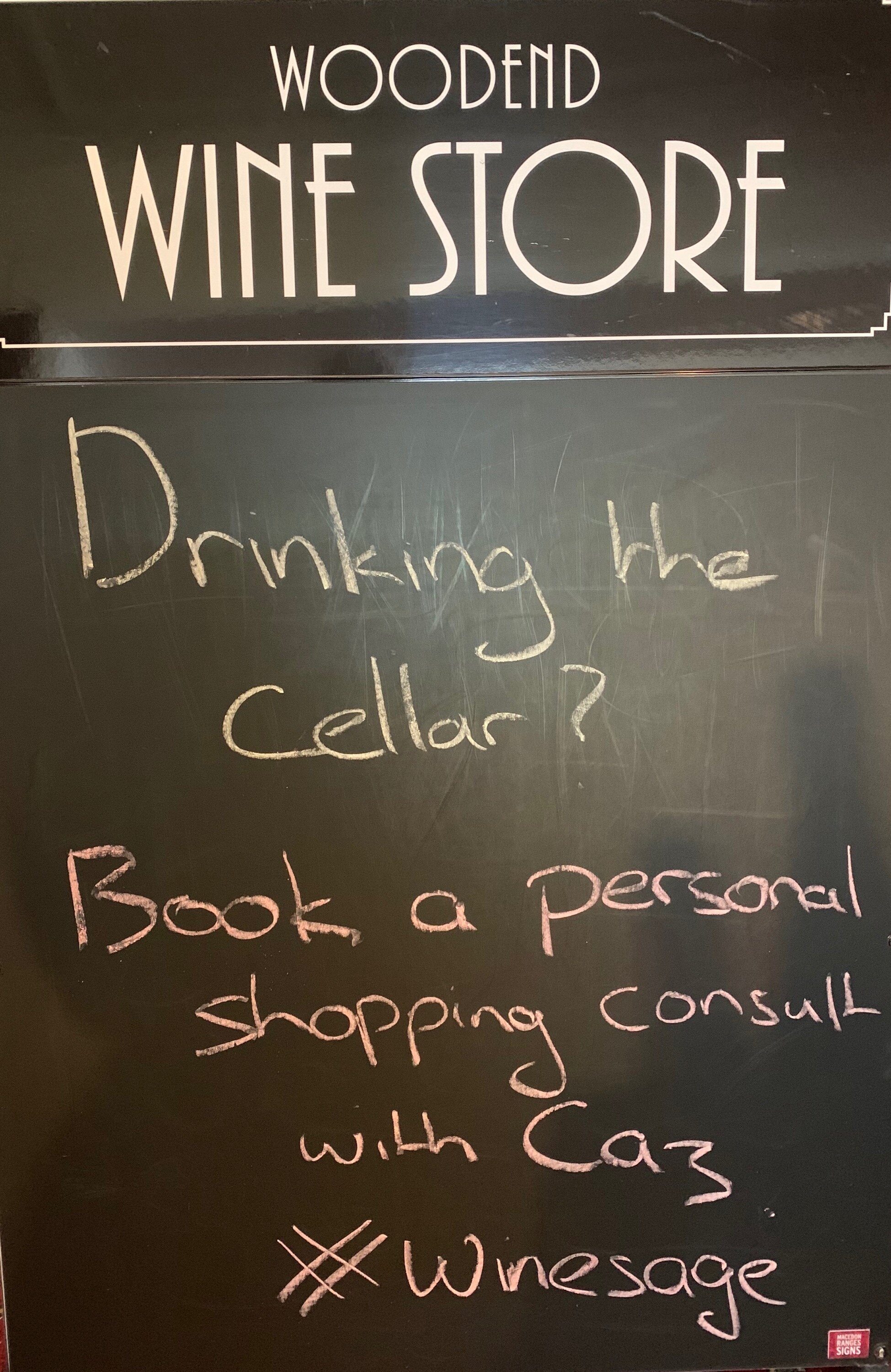 Personal shopping for wine