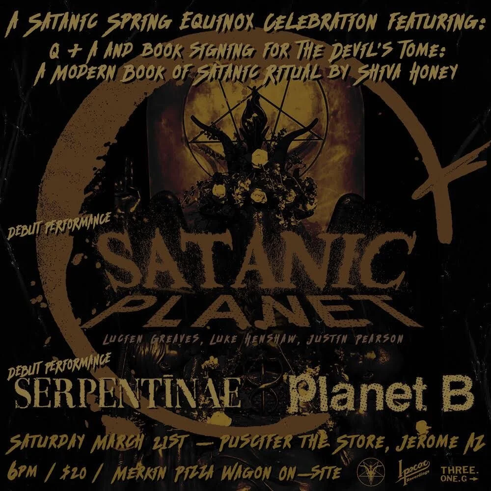 Join Shiva for The Devil's Tome release party at Puscifer The Store!