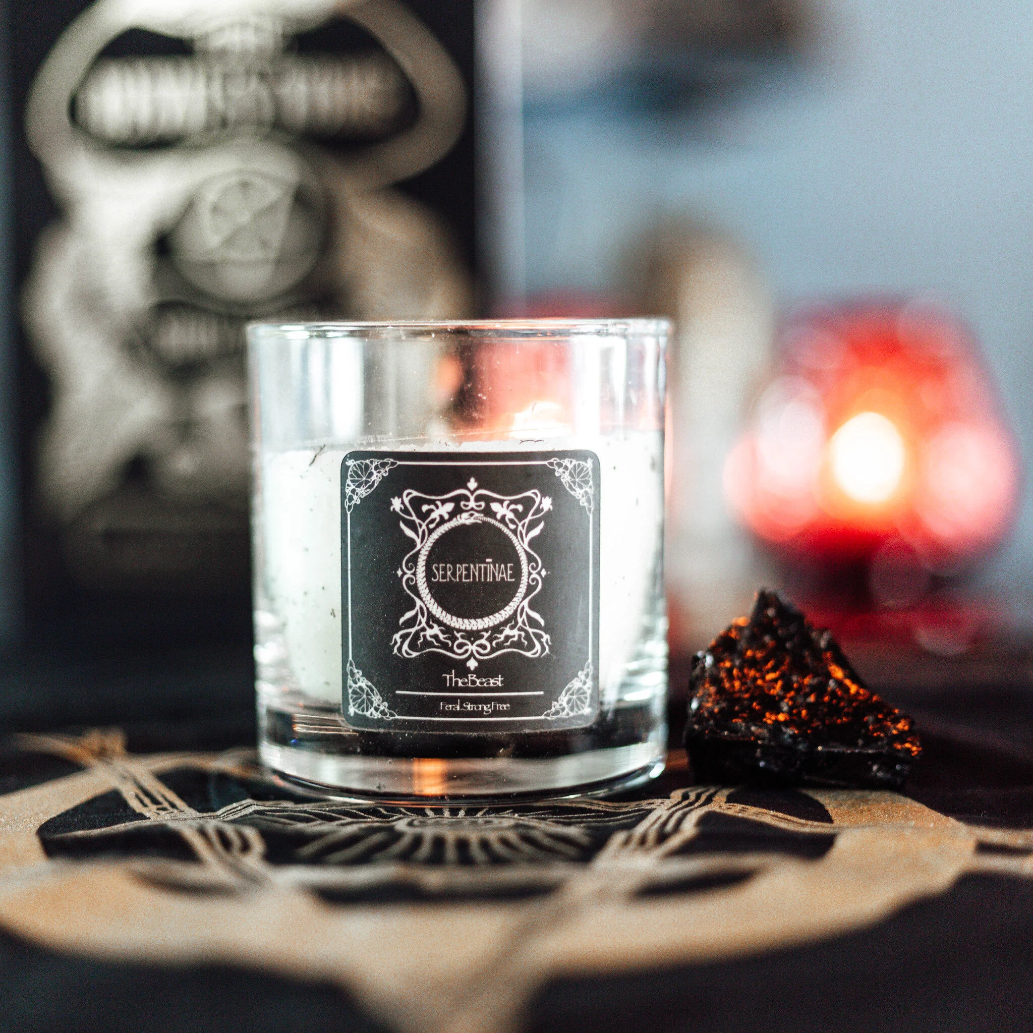 Black Votive Candles — Serpentīnae