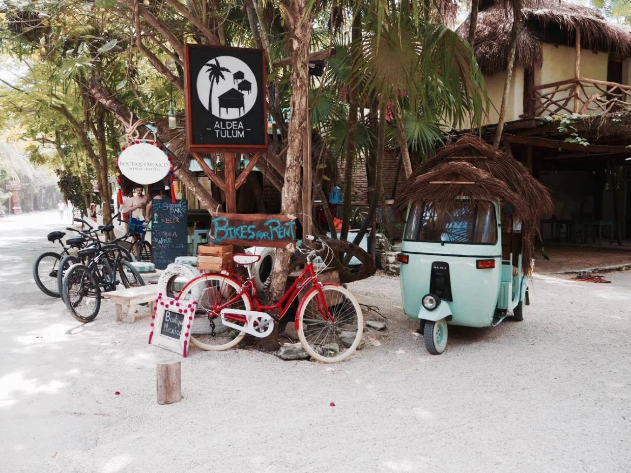 Straatbeeld Tulum