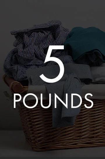 5 Pounds of Laundry (for Wash)