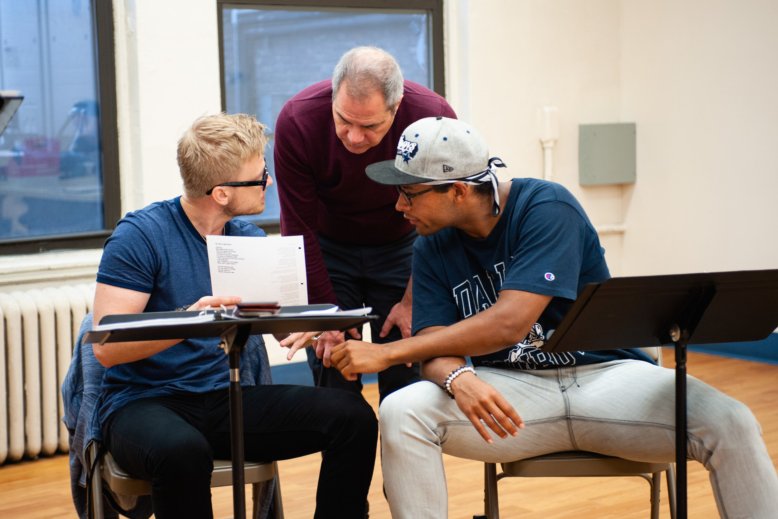 Rehearsals at Pearl Studios NYC