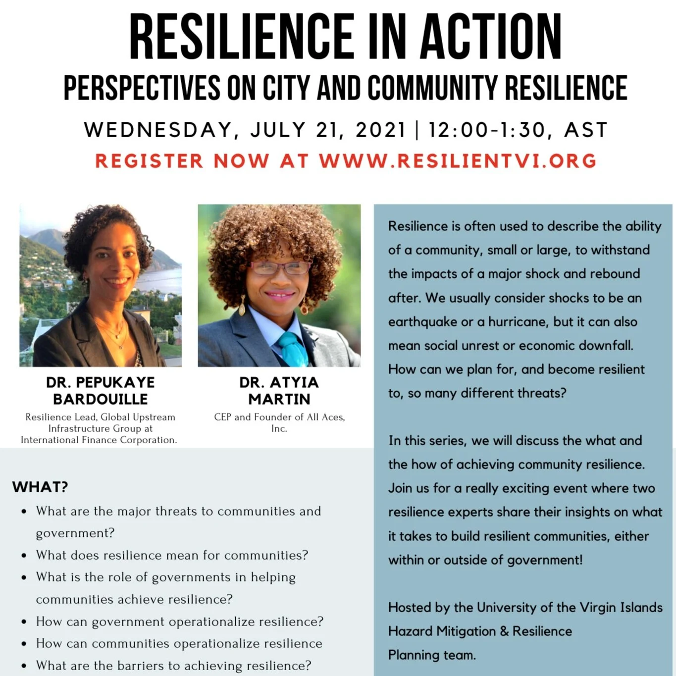HMRP Resilience in Action: Perspectives on City and Community Resilience