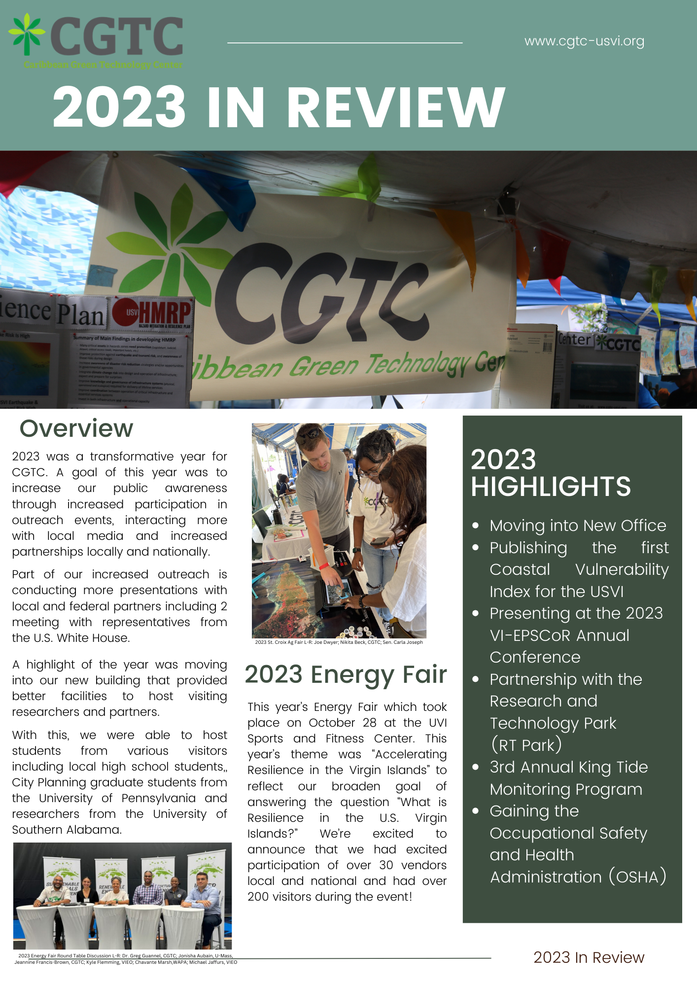 CGTC 2023 In Review