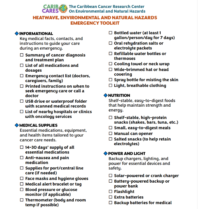 CARIB-CARES Heatwave Toolkit
