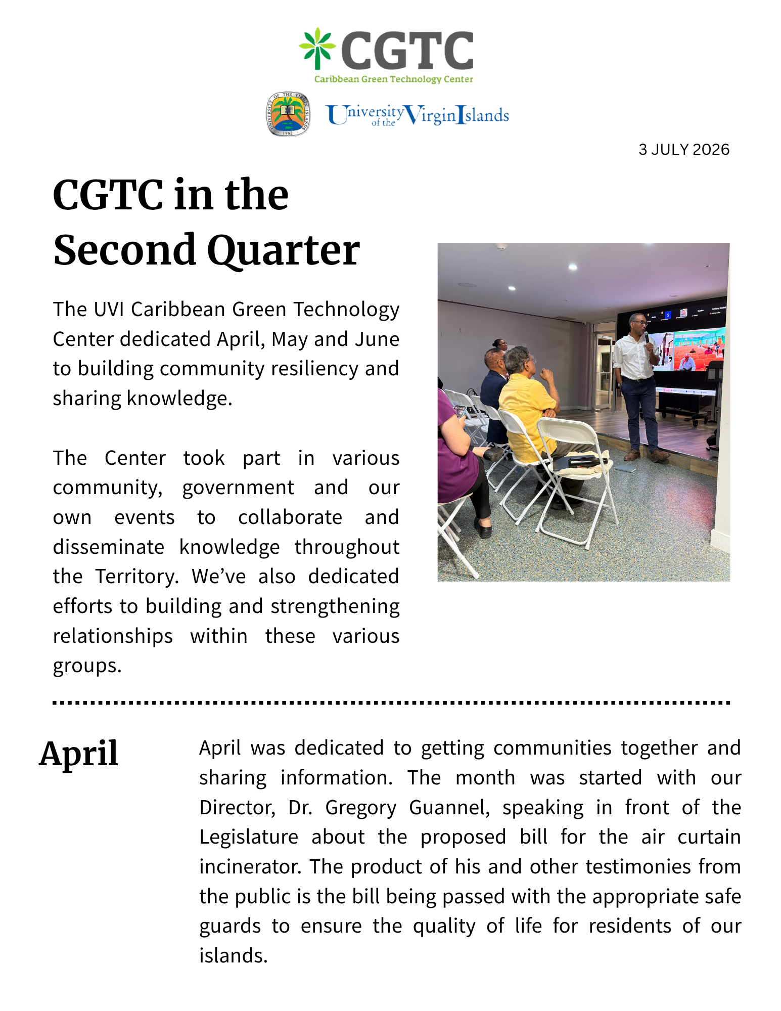CGTC 2026 Q2 Newsletter