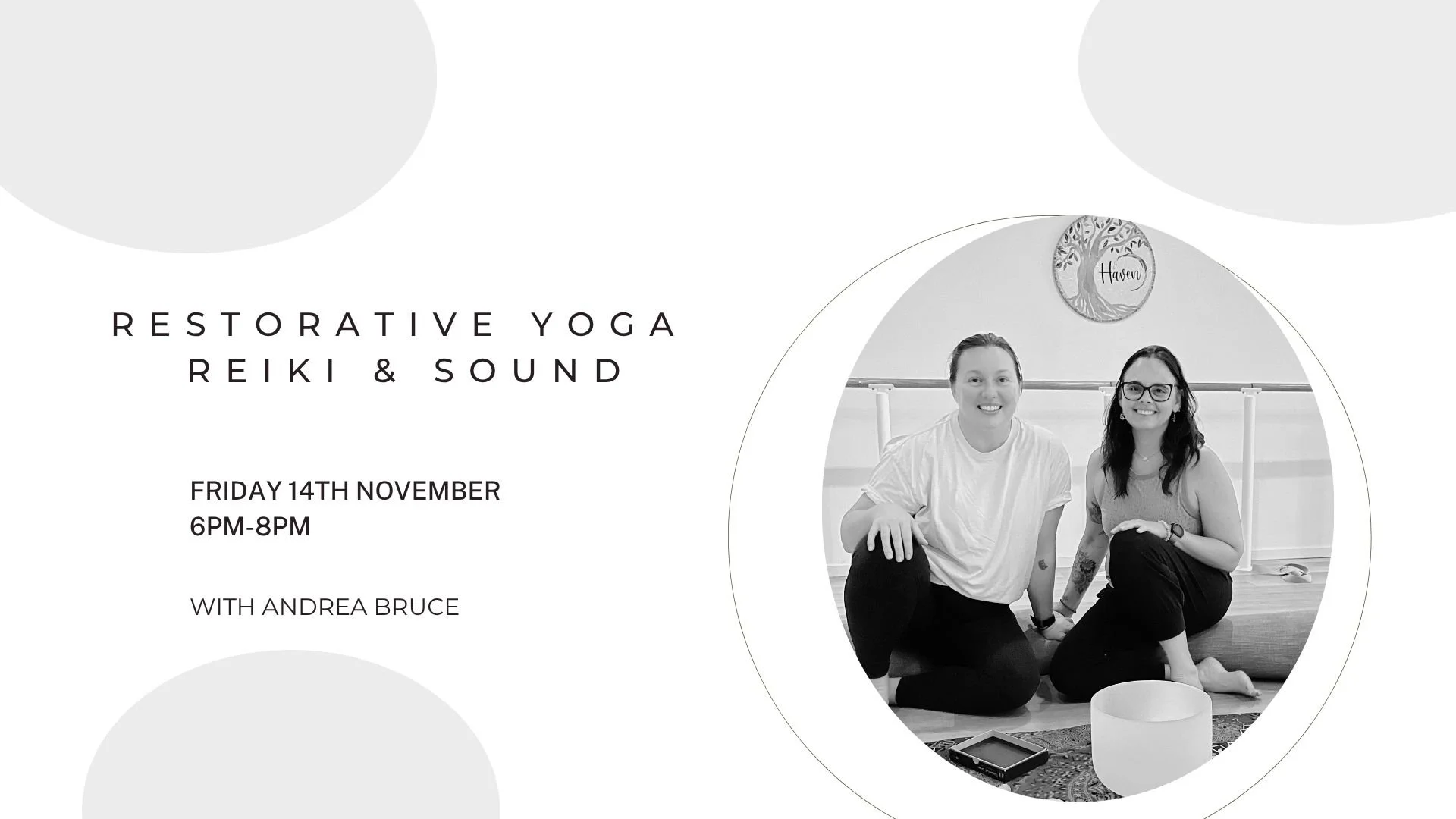 Restorative Yoga, Reiki & Sound