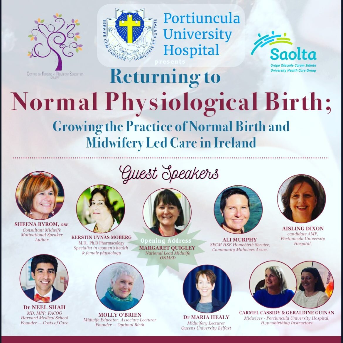 Fabulous conference this Friday on normal physiological birth. With some fantastic speakers.