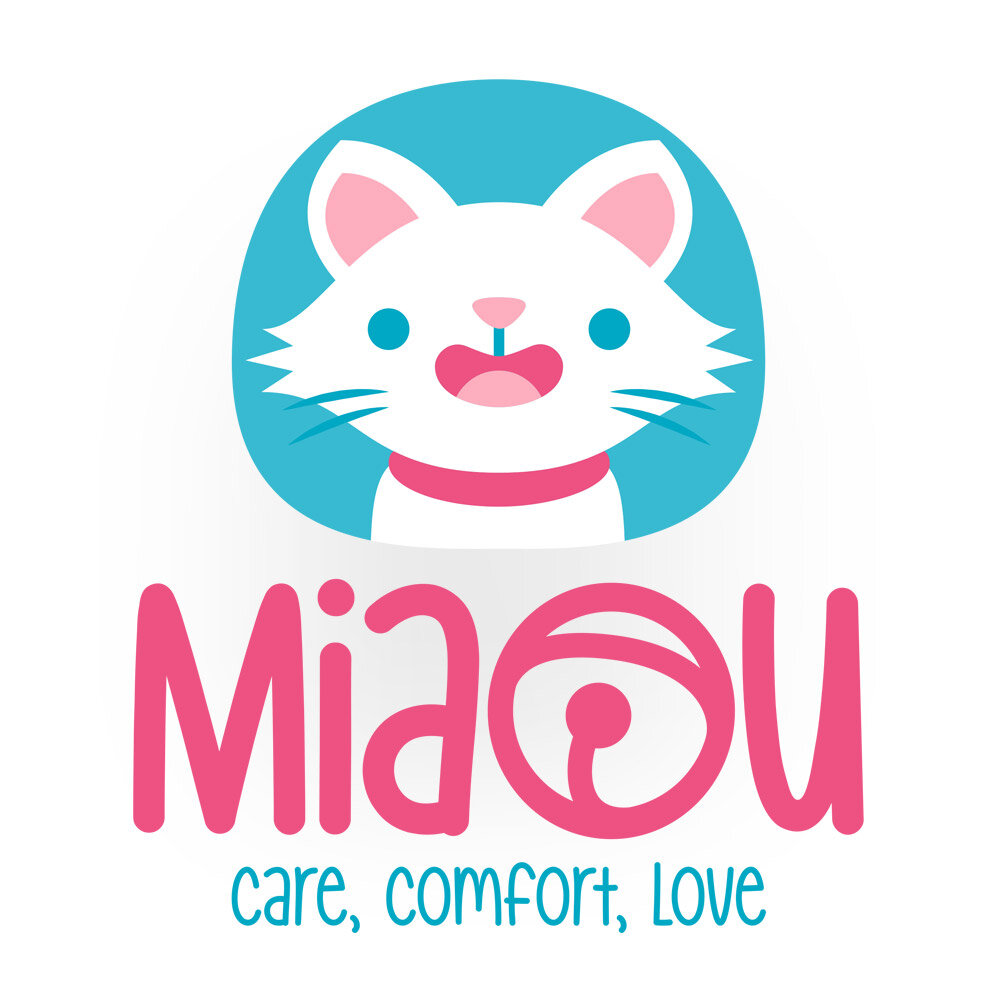 Miaou Cat Shop Logo — Squid&Pig | Cute & Kawaii Illustrators