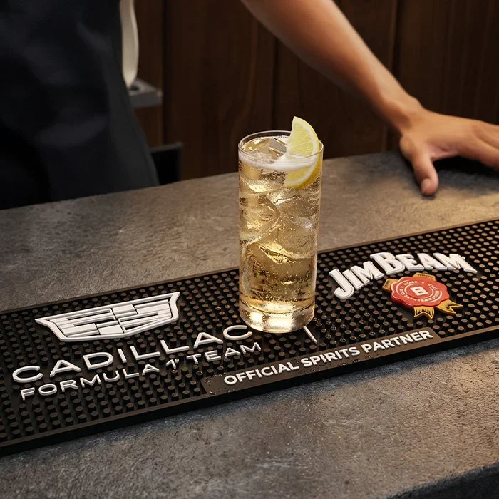Jim Beam Cadillac F1 Wonderworks Bar Mat