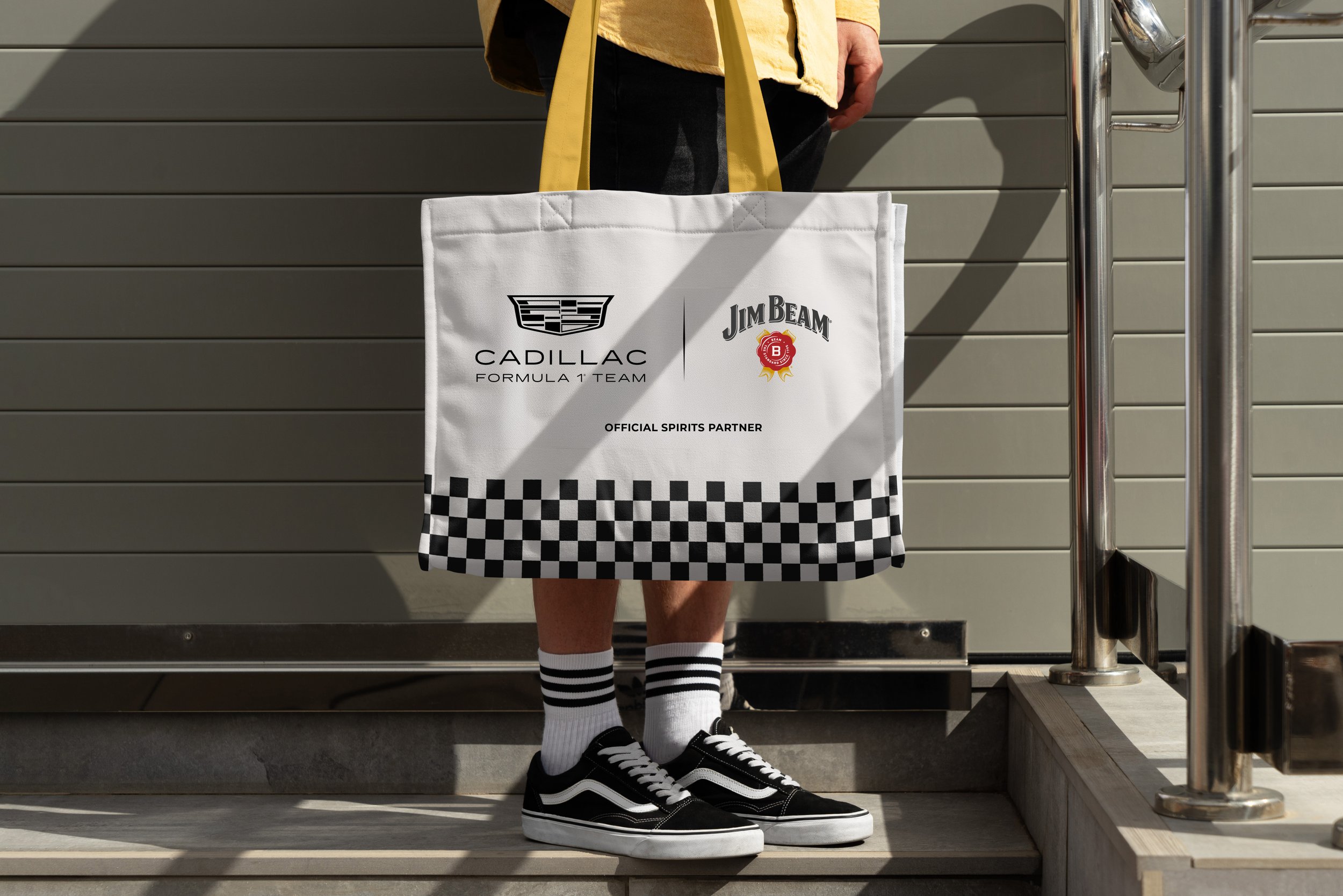 Jim Beam Cadillac F1 Wonderworks Tote Bag