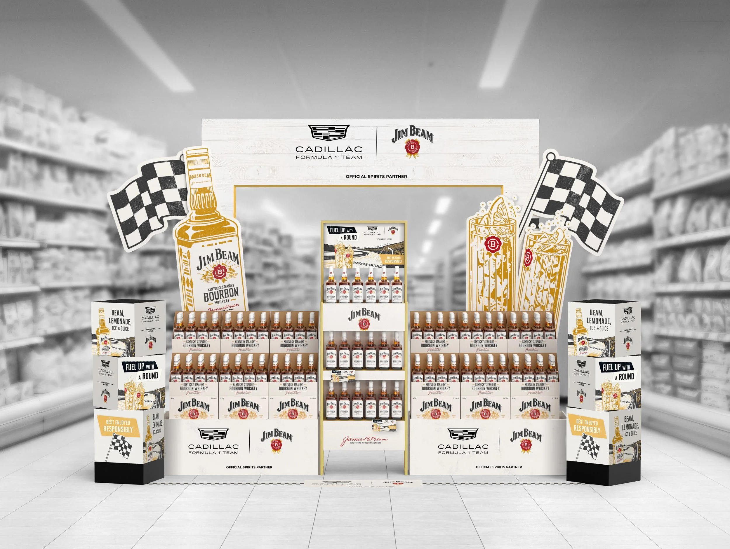 Jim Beam Cadillac F1 Wonderworks Large Display